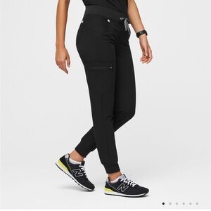women's Black Zamora™ High Waisted - Jogger Scrub Pants - XS